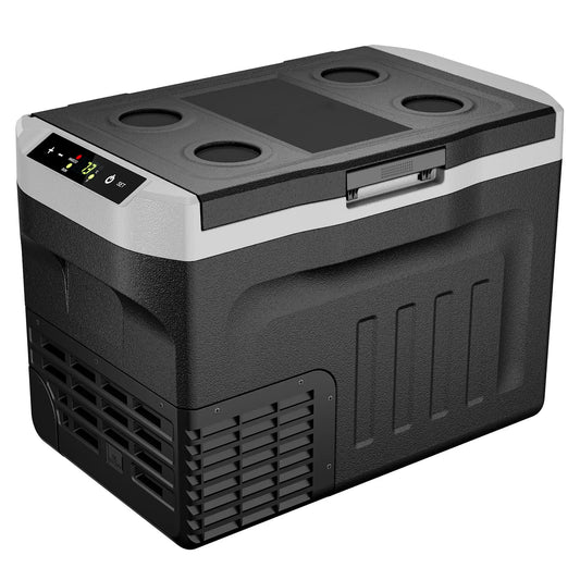 ICYGLEE Portable 20/30L Car Refrigerator Compressor Dual Zone Mini Fridge Freezer Cooler Ice Box Keep Cool for Fishing Camping