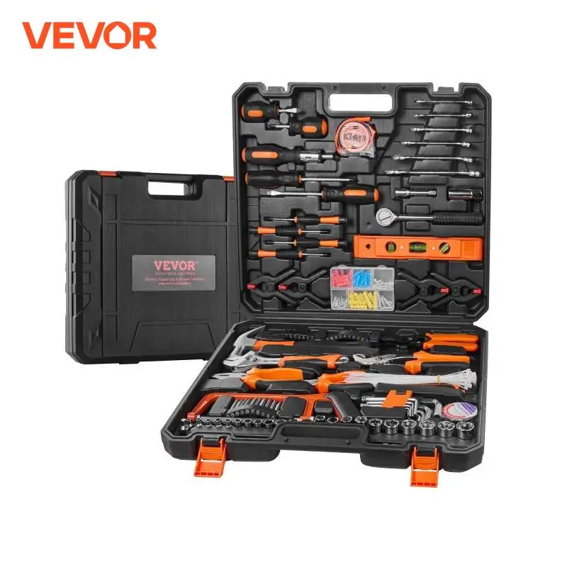VEVOR Home Repair Tool Kit with Portable Storage Case for DIY Projects and Automotive Maintenance