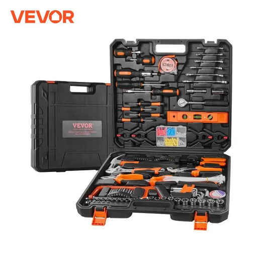 VEVOR Home Repair Tool Kit with Portable Storage Case for DIY Projects and Automotive Maintenance