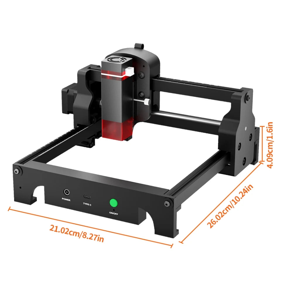 ACMER Mini Portable Laser Engraver DIY Laser Cutting Machine for Wood Plastic Acrylic Glass and Leather
