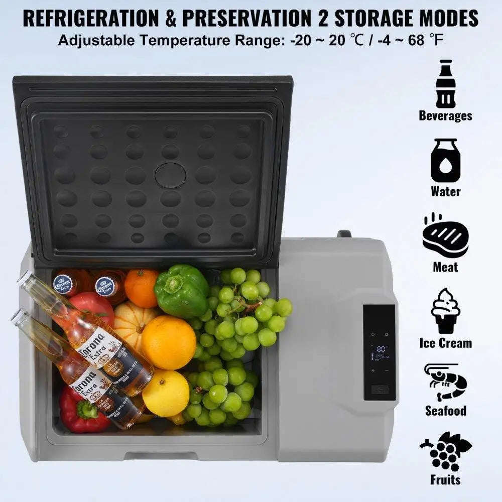 50L Portable for car Refrigerator Freezer Compressor Single Zone for car Home