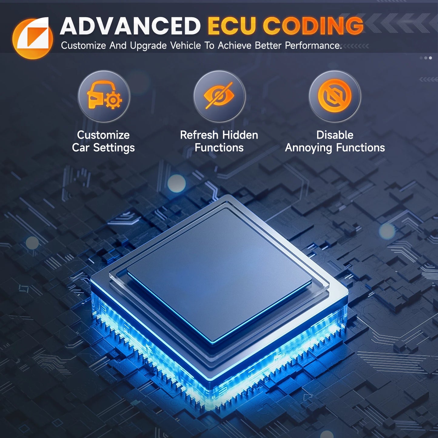 Foxwell NT710 OBD2 Diagnostic Scan Tool Car Code Reader ECU Coding Full System Bi-Directional Automotive Scanner