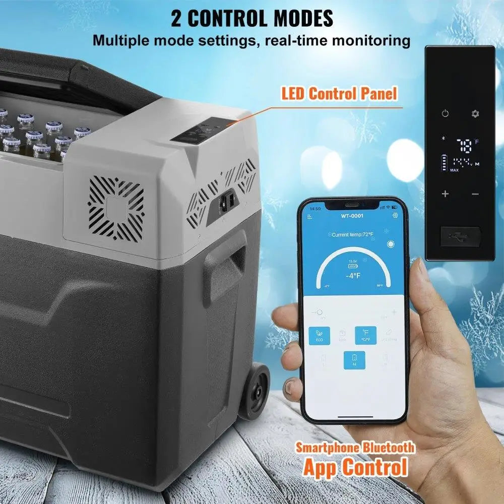 50L Portable for car Refrigerator Freezer Compressor Single Zone for car Home