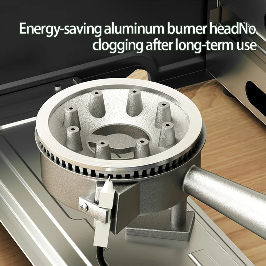 Cassette Stove Household Outdoor Portable Stove Grill 2900W High Fire Gas Stove Suitable for Outdoor Camping Kitchen Barbecue