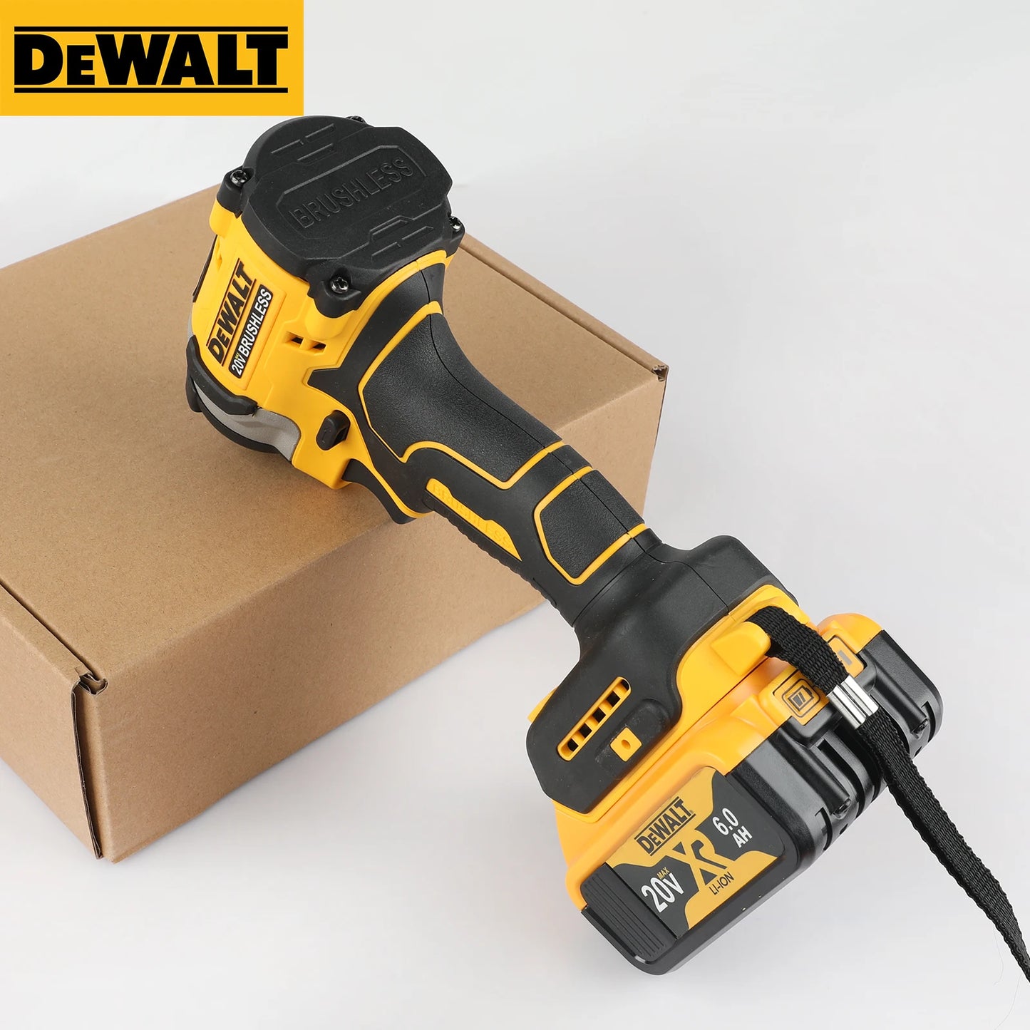Dewalt DCF850 20V Lithium Ion Brushless Impact Driver High Torque Electric Screwdriver Professional Power Tool