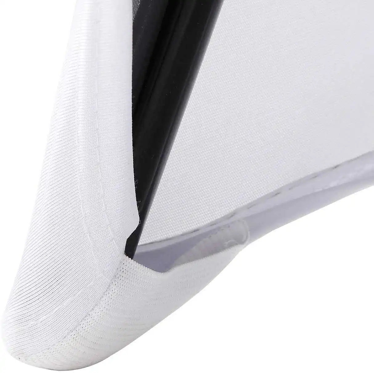 READOR 30/50/100Pcs stretch party banquet chair slipcovers white wedding spandex folding chair cover