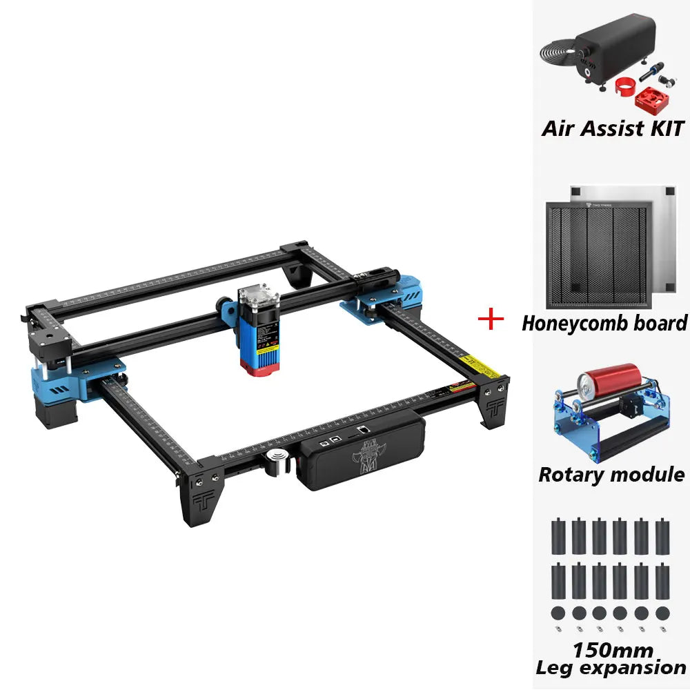 TwoTrees TTS-55 Pro Laser Engraver With Wifi Offline Control 80W Laser Cutting Machine 445nm Blue Light CNC Router